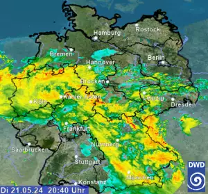 Regenradar Deutschland