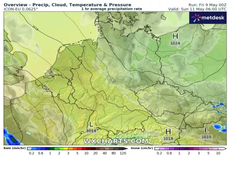 Wolkenradar Deutschland