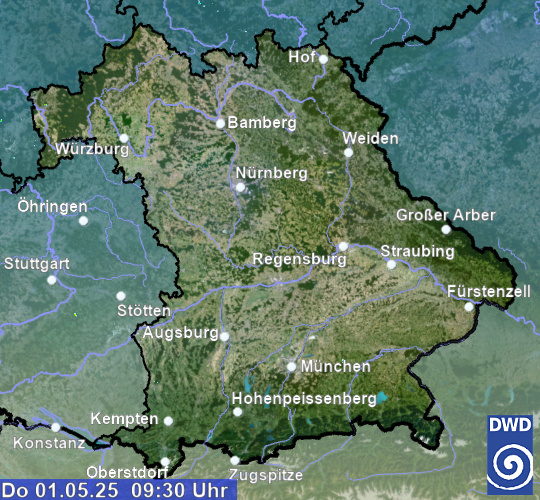 Regenradar Bayern